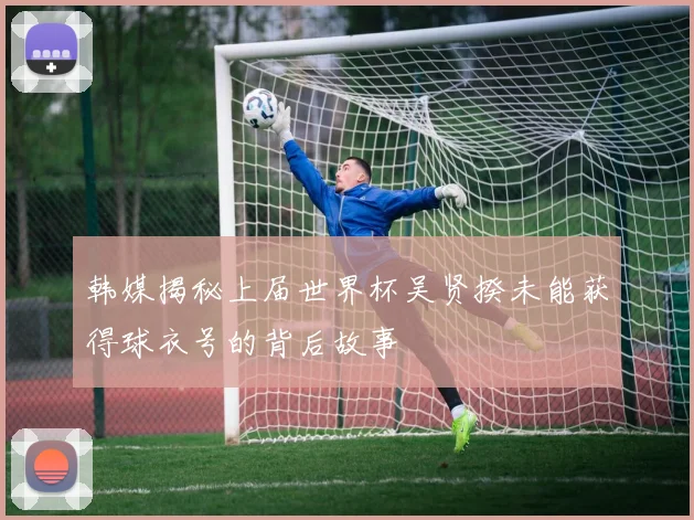 韩媒揭秘上届世界杯吴贤揆未能获得球衣号的背后故事